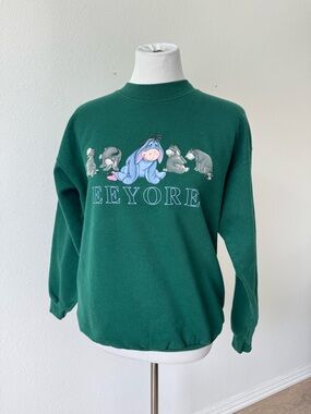 Disney Eeyore Green Sweatshirt